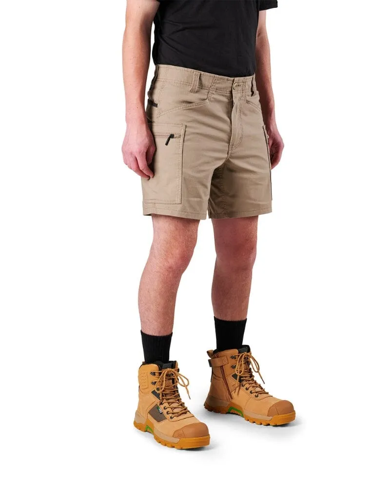 Tradies WS-6 Comfort Waist Stretch Cargo Short 2 Value Pack - Khaki/Khaki