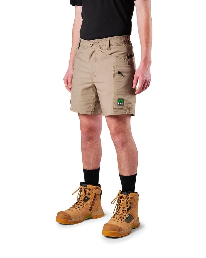 Tradies WS-6 Comfort Waist Stretch Cargo Short 2 Value Pack - Khaki/Khaki