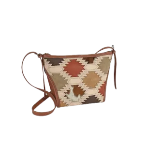 Trenditions Women's Catchfly Southwest Brindle Inlay Bucket Block Bag