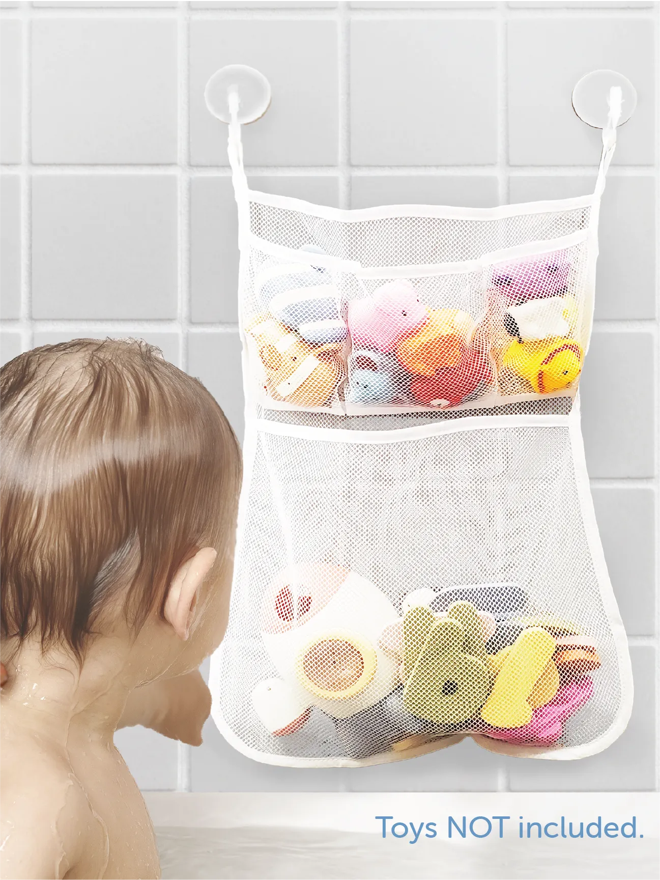 Tubtime Bath Toy Storage Bag w/ Suction Cups