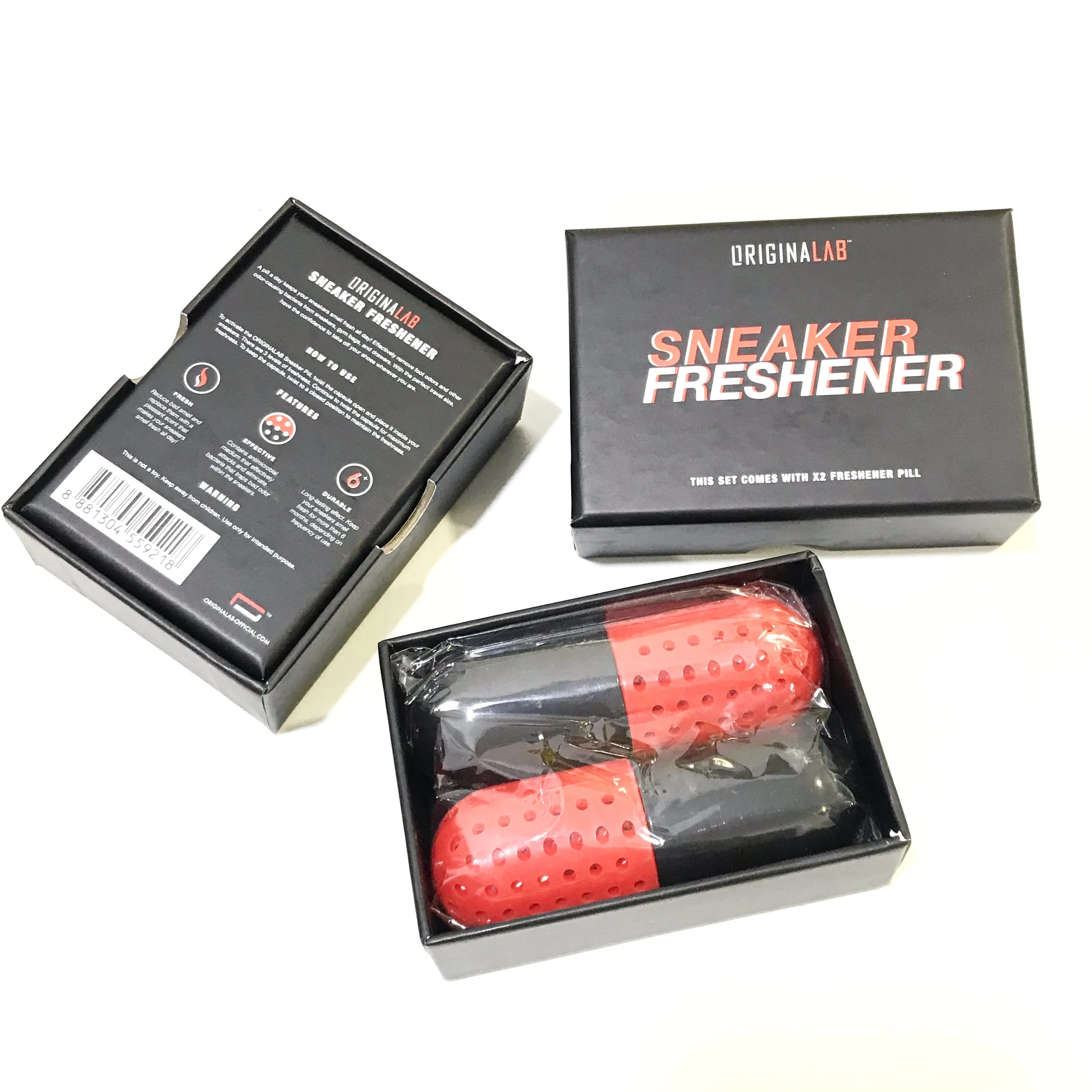 X5 PAIRS ORIGINALAB Sneaker Freshener Red Pills